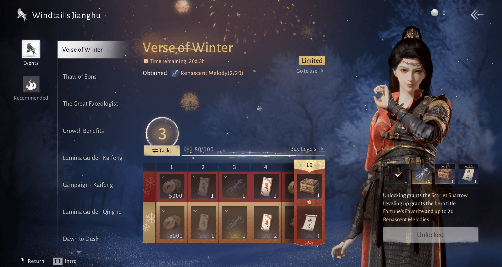 Verse of Winter Event Guide in Where Winds Meet - Tasks and Reward List